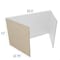 Flipside 12in X 48in  White Corrugated Study Carrel 5/32in, 12PK 60005-12 - alternate 4